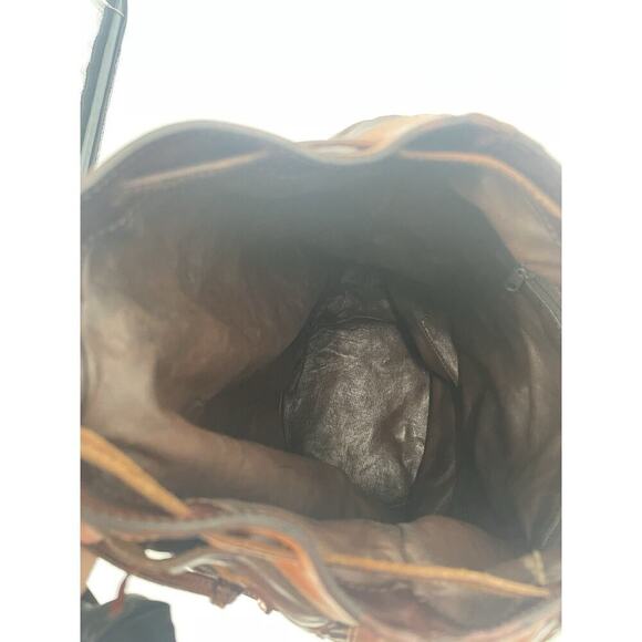 Ralph Lauren Collection Vintage Leather Bucket Bag 1997 Runway Women’s 90s Purse - Picture 10 of 15